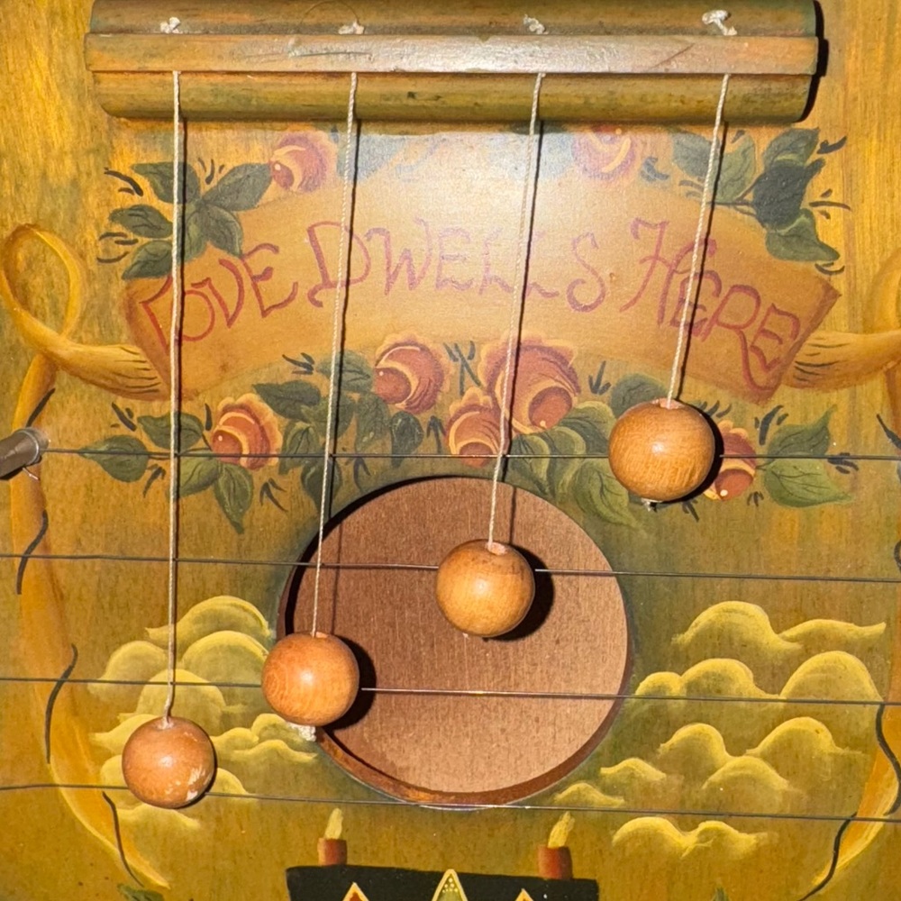 Vintage Door Harp.. Hand Crafted and painted - Picture 2 of 8